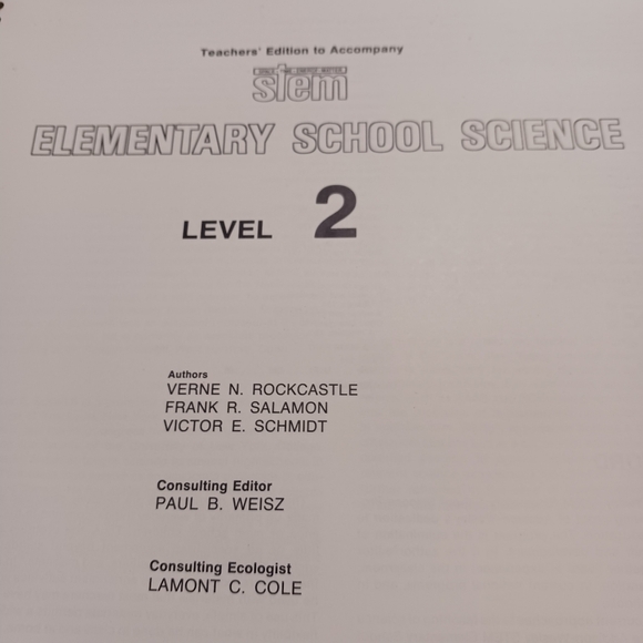 Stem Science Book Teacher Edition Level 2 Addison-Wesley Homeschool - Picture 3 of 5